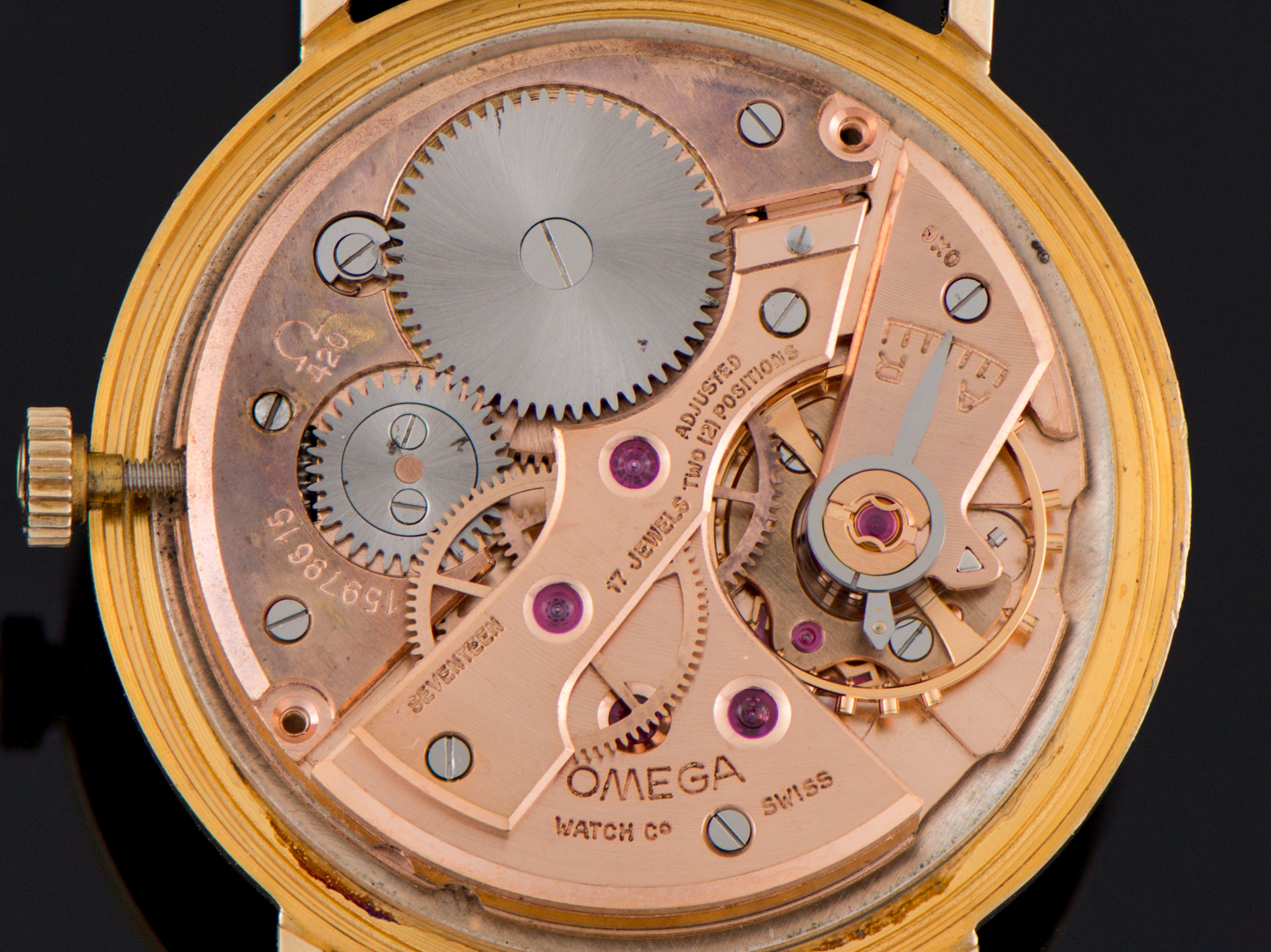 Omega 14K Yellow Gold Dress Watch