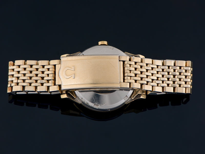 Omega Pie Pan Constellation Automatic Chronometer Gold/Steel Watch Bracelet