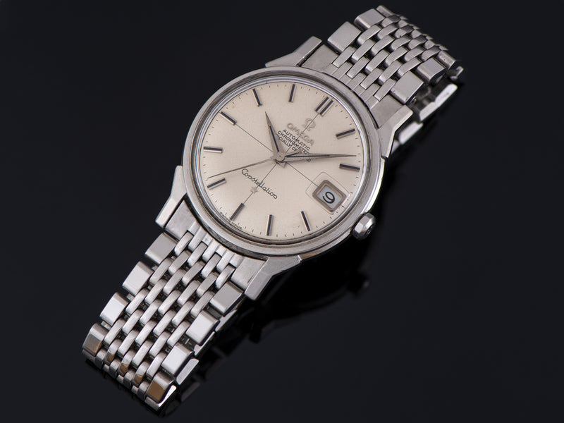 Omega Constellation Automatic Chronometer Steel Watch and Bracelet