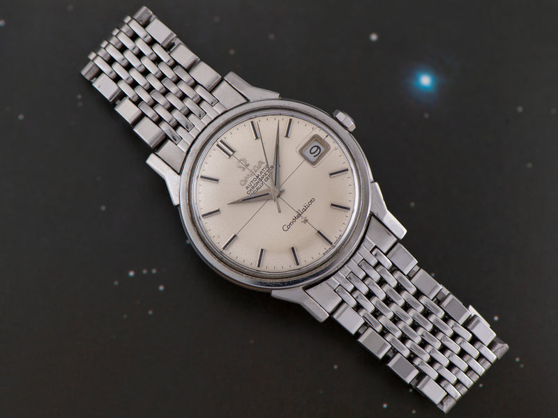 Omega Constellation Automatic Chronometer Steel Watch and Bracelet