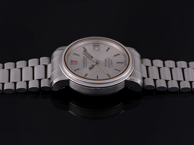 Omega Constellation Chronometer f300 Tuning Fork Steel Watch & Bracelet