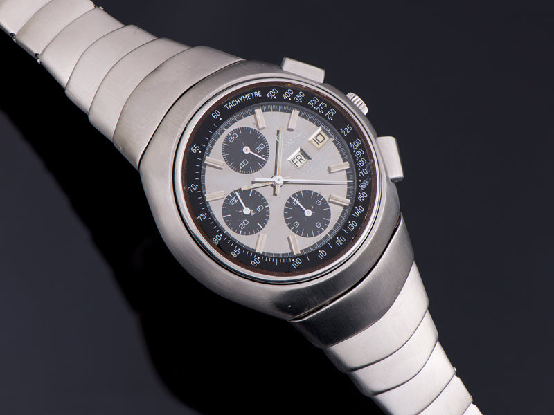 Omega Speedsonic "Lobster" f300 Tuning Fork ESA9210 Chronograph Watch With Chronograph Running
