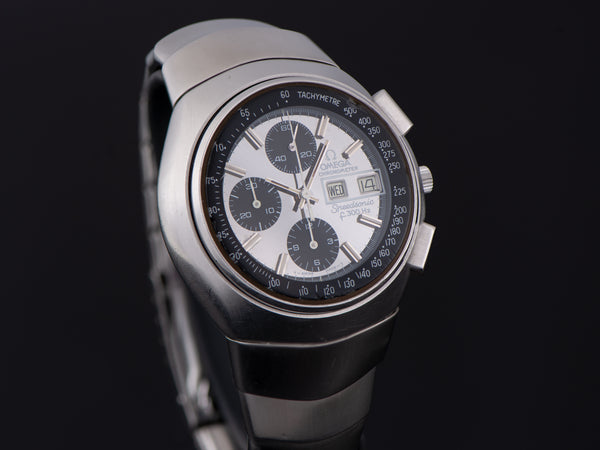 Omega Speedsonic "Lobster" f300 Tuning Fork ESA9210 Chronograph Watch & Original Bracelet
