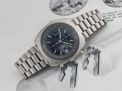 Omega Speedsonic f300 Tuning Fork ESA9210 Chronograph Watch & Original Bracelet