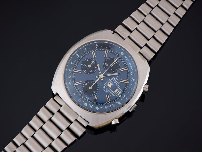 Omega Speedsonic f300 Tuning Fork ESA9210 Chronograph Watch & Original Bracelet