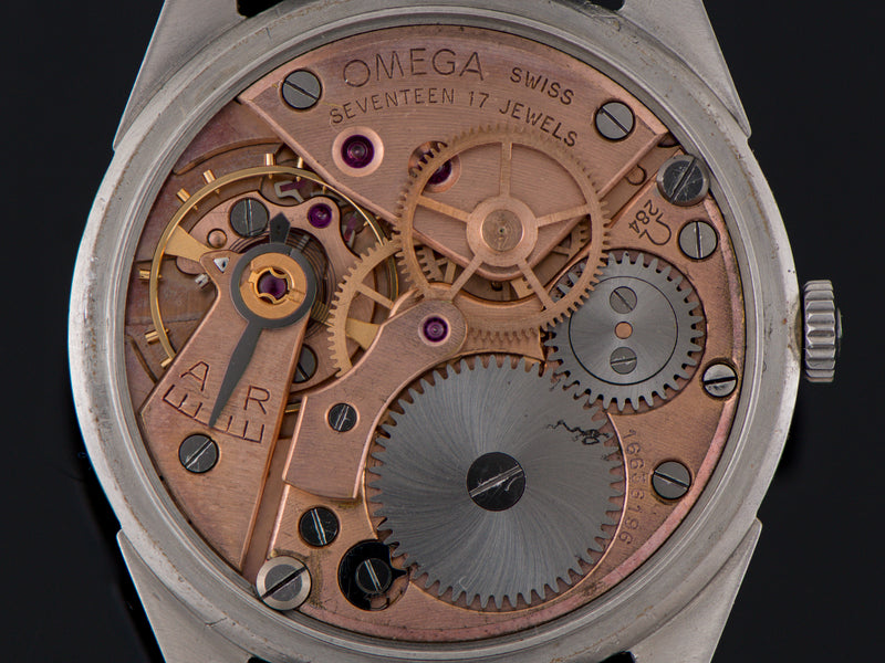 Omega Stainless Steel Watch 17 Jewel 284 Movement