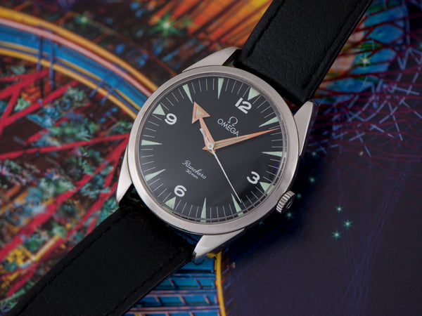 Omega Stainless Steel Watch With Refinished Ranchero Signed Dial