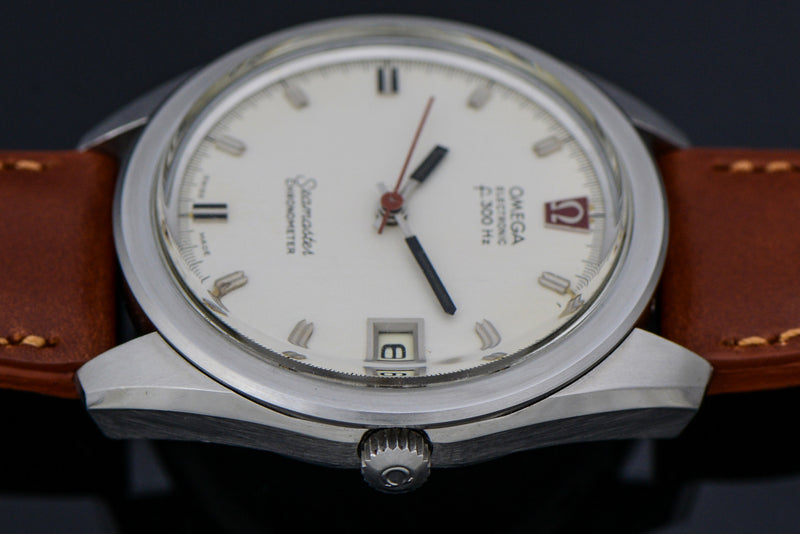 Omega Steel Chronometer f300 Tuning Fork Watch | Vintage