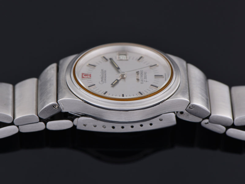 Omega Steel Constellation Chronometer f300 Tuning Fork Watch & Bracelet
