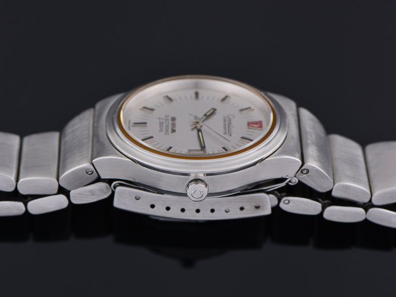 Omega Steel Constellation Chronometer f300 Tuning Fork Watch & Bracelet