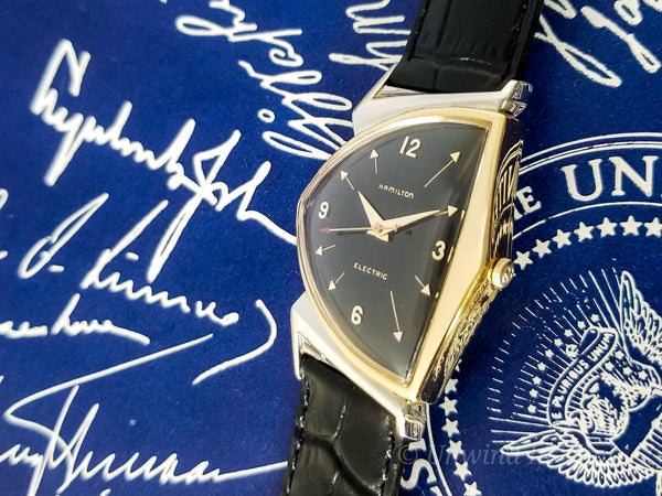 Hamilton Electric Original Finish Black Dial Pacer Vintage Watch