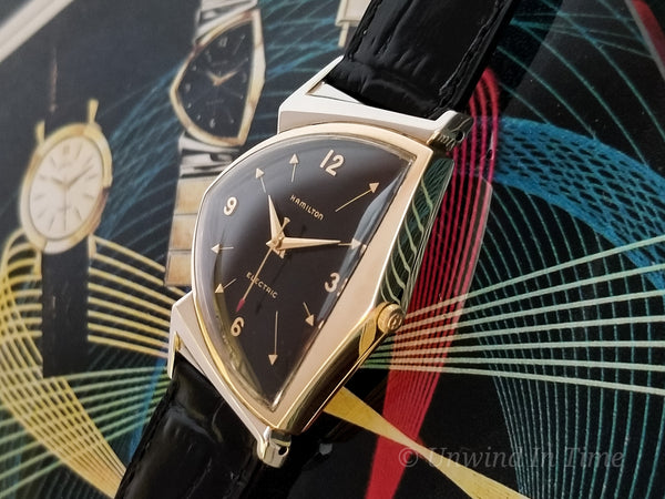 Hamilton Electric Original Finish Black Dial Pacer Vintage Watch
