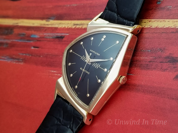 Hamilton Electric GE Breakthrough 60 14K Gold Pacer (Ventura II) Vintage Watch