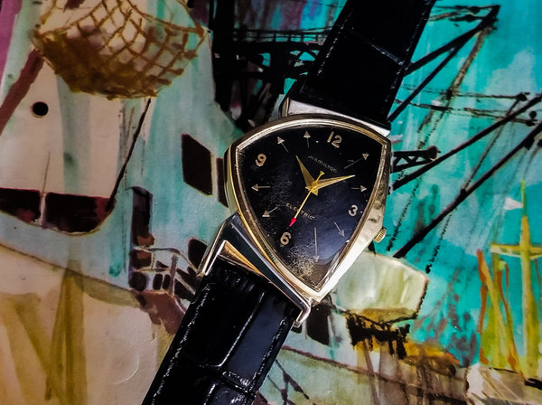 Hamilton Electric Original Finish Black Dial Pacer