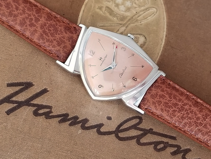 Hamilton Electric Custom Rhodium Rose Pacer