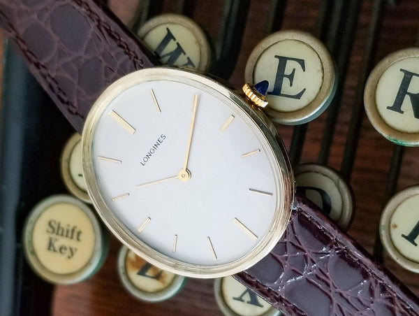 Longines 14K Yellow Gold Oval