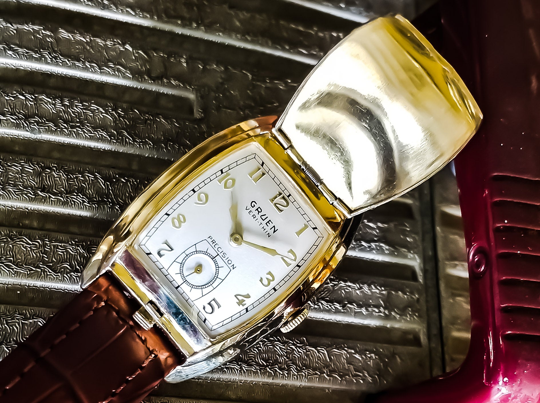 Gruen Flip Top Veri-Thin Precision Watch | Unwind In Time