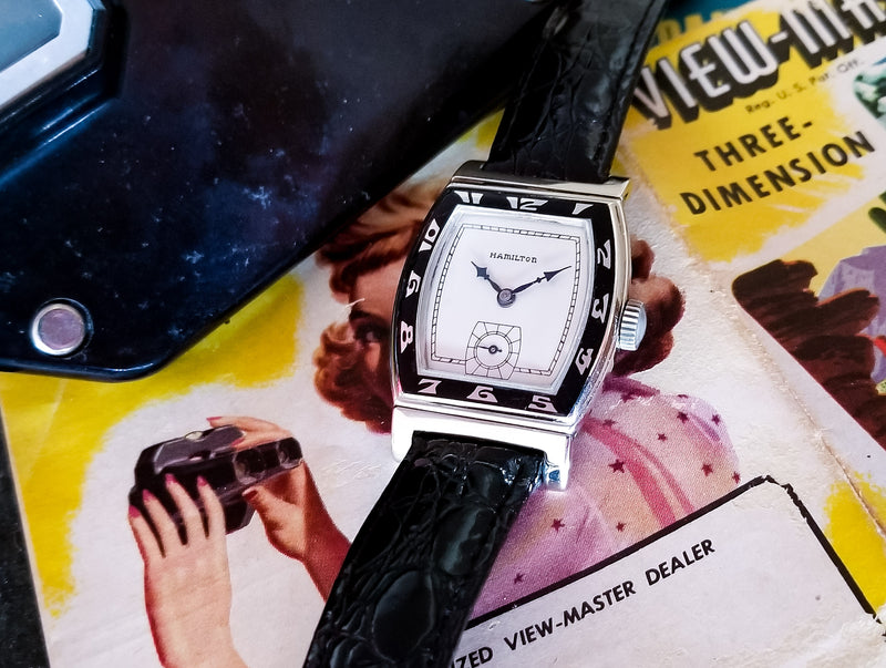 Hamilton 14K White Gold Coronado Vintage 1920's Watch