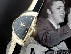 Hamilton Electric 14K Ventura Black Dial