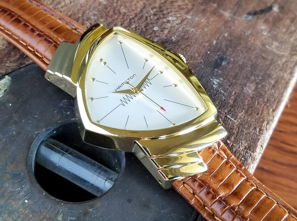 Hamilton Reissue Gold Plated Ventura