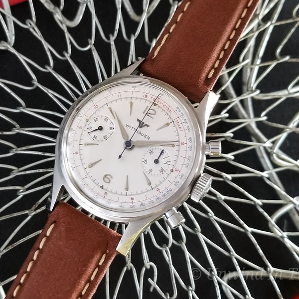Wittnauer Stainless Steel Chronograph Ref. 3256 Landeron 148 14Y