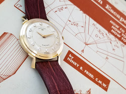 Hamilton Electric 14K Diamond Dial Van Horn Vintage Watch