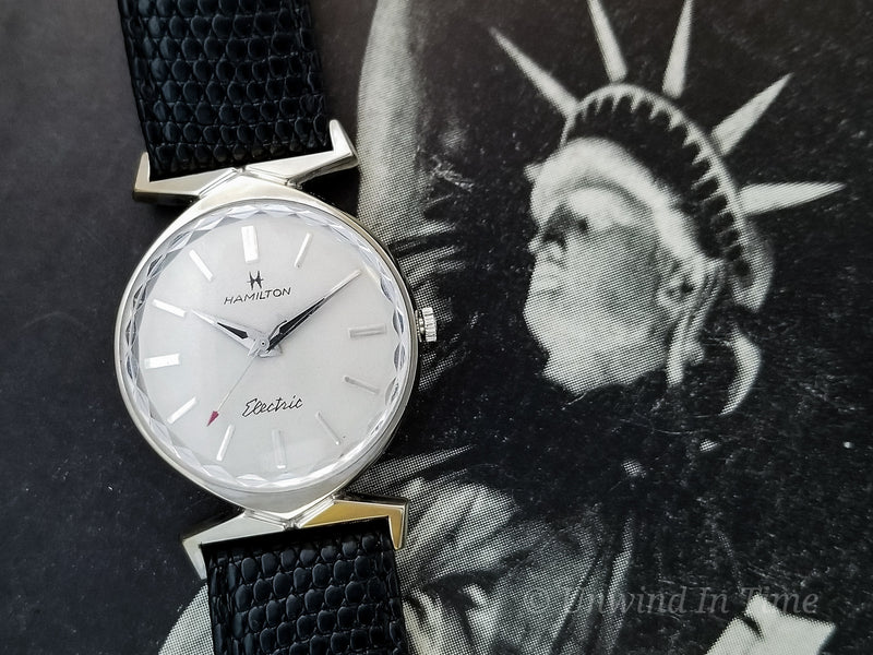 Hamilton White Gold Filled Electric Titan III Watch