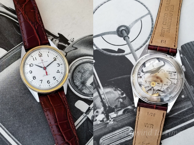 Hamilton Electric Clearview White Dial Vintage Watch