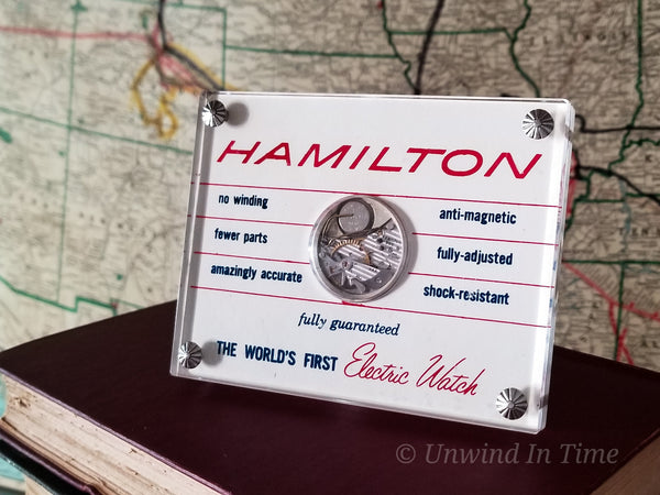 Hamilton Electric Plexiglass Movement Display