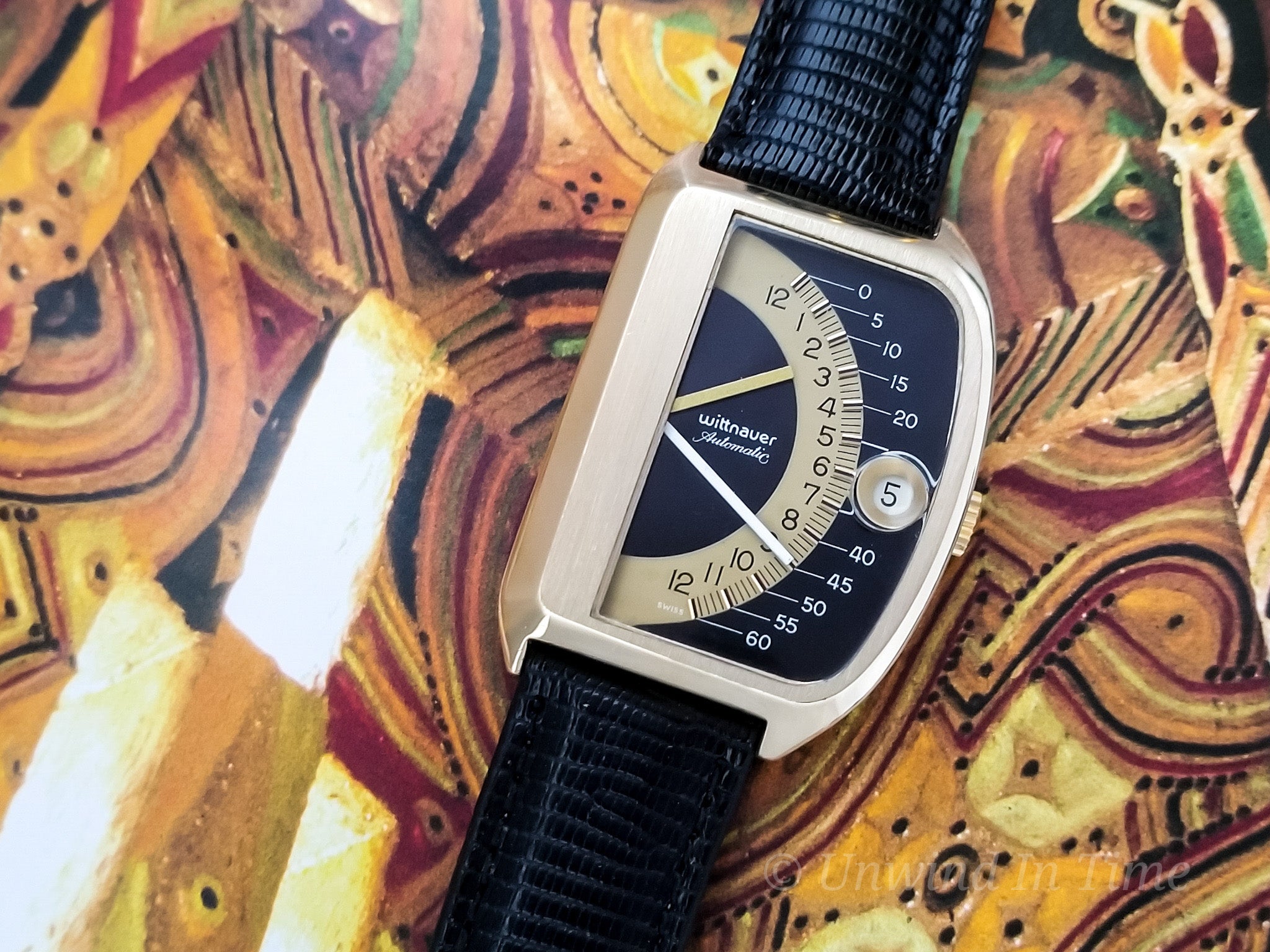 Wittnauer Futurama Watch Black Dial | Unwind In Time