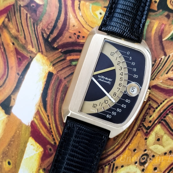 Wittnauer Futurama Watch Black Dial | Unwind In Time