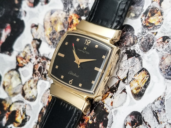 Hamilton Electric Black Dial Everest II Watch | Vintage
