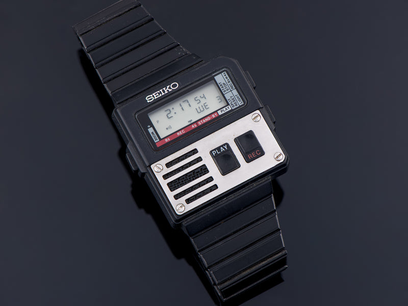 Seiko Digital LCD Ghostbusters Watch M516 4009 Voice Note