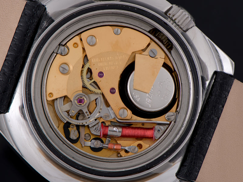 Super Nautic-Ski Super Compressor Dive Waltham By LIP R184 Electromechanical Watch Movement