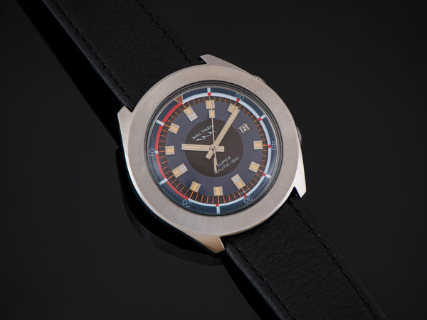 Super Nautic-Ski Super Compressor Dive Waltham By LIP Watch