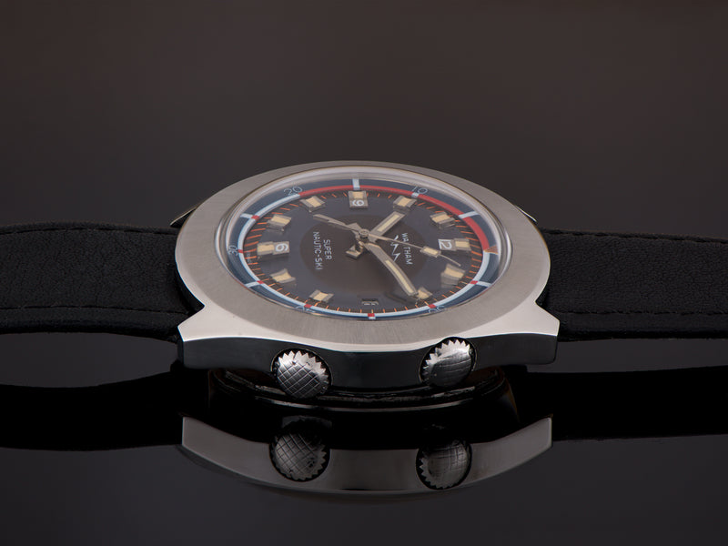 Super Nautic-Ski Super Compressor Dive Waltham By LIP Watch