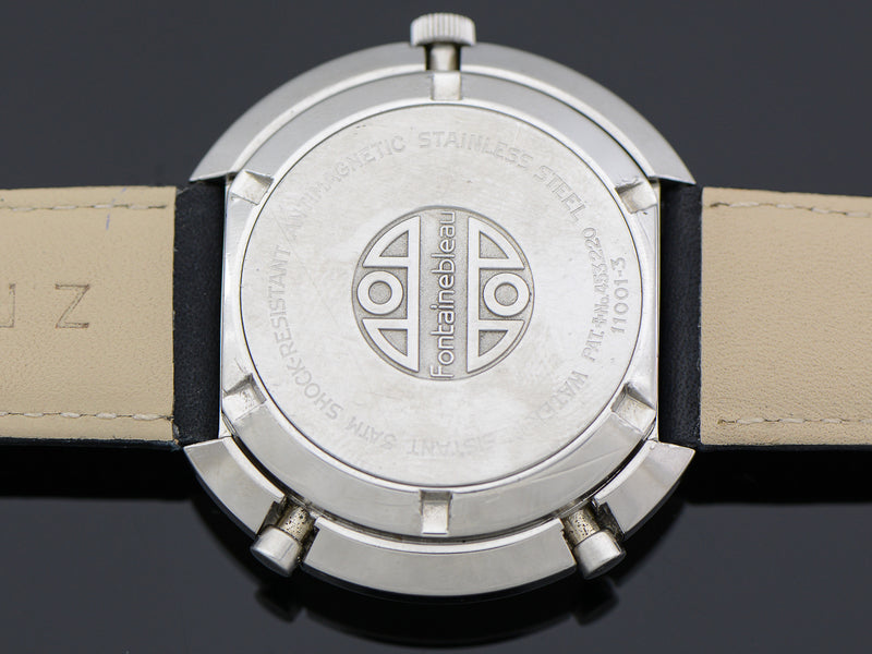 Hamilton Fontainebleau Chrono-Matic "C" Caliber 11 Automatic Panda Watch Case Back