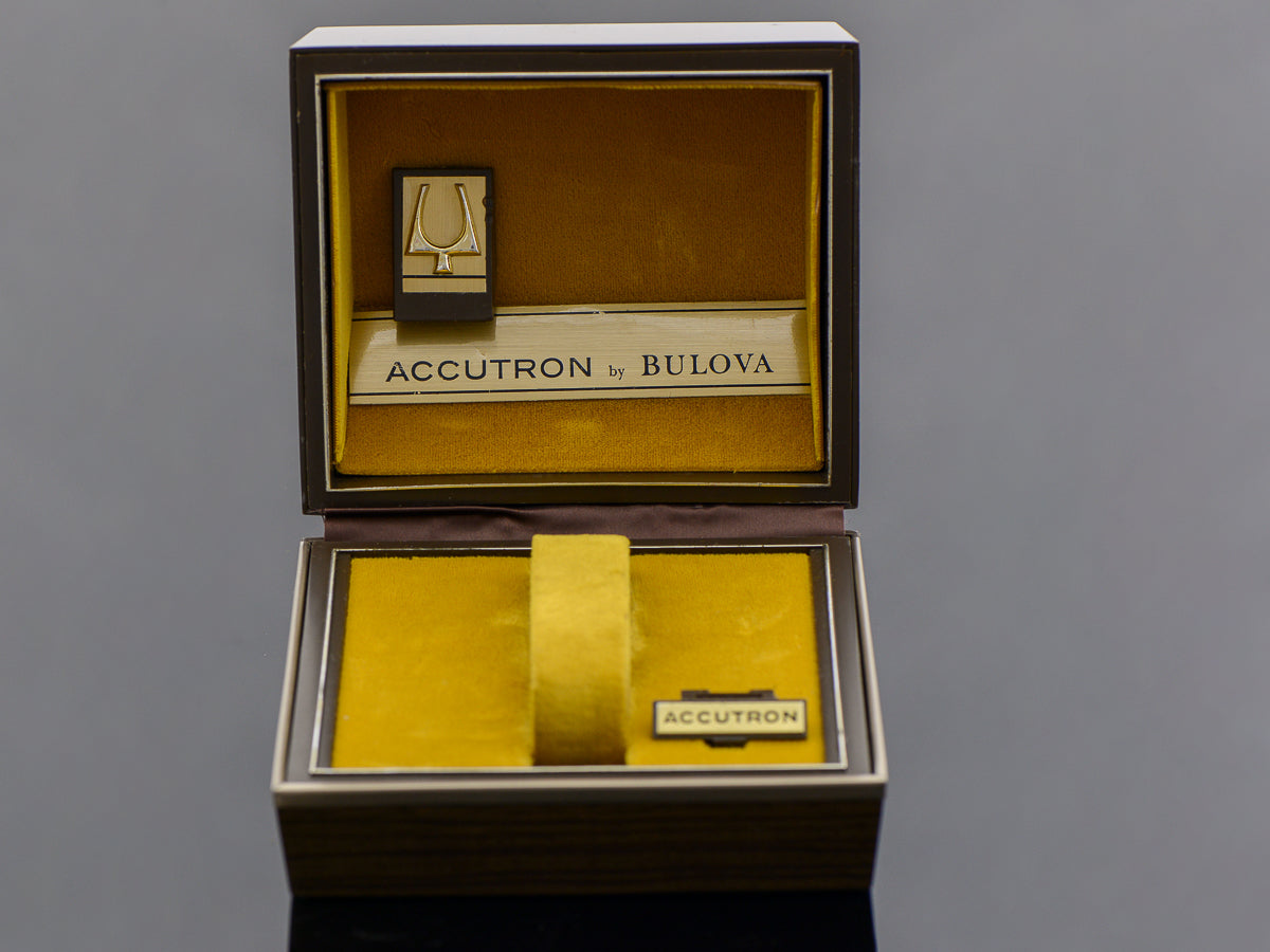 Boîte à Montre Bulova Vintage Marron Veloutée - Coffret étui Occasion Pour Collection