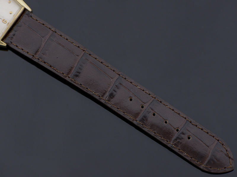 Brand New Genuine Leather Brown Alligator Grain Watch Band