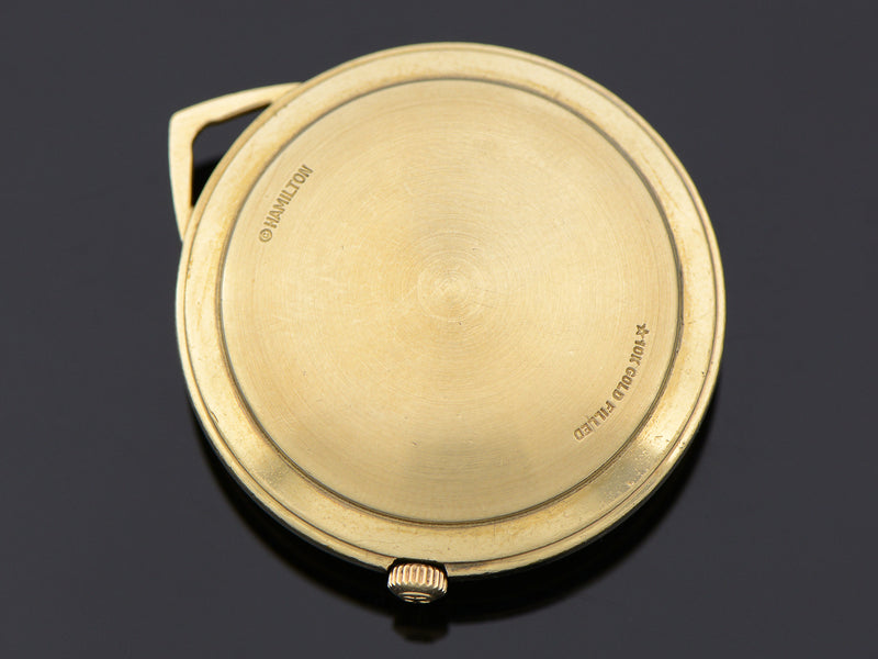 Hamilton Nautilus 403 Vintage Pocket Watch with 505 Hamilton Electric Movement Caseback