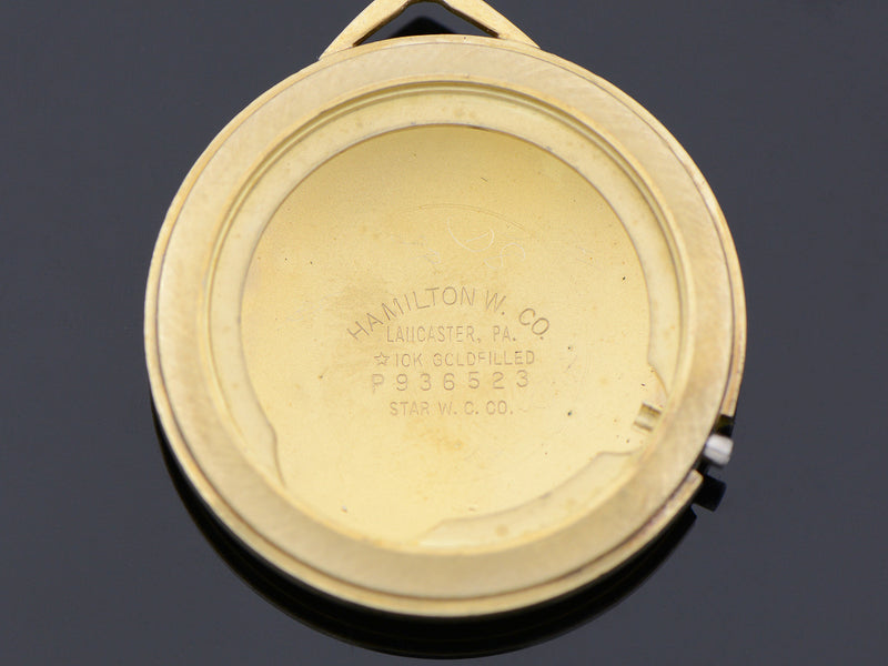 Hamilton Nautilus 403 Vintage Pocket Watch with 505 Hamilton Electric Movement Caseback