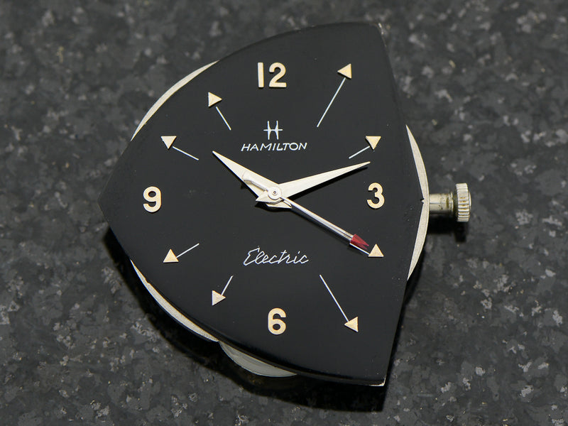 Hamilton Electric Custom Rhodium Black Pacer