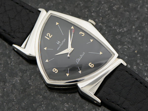 Hamilton Electric Custom Rhodium Black Pacer