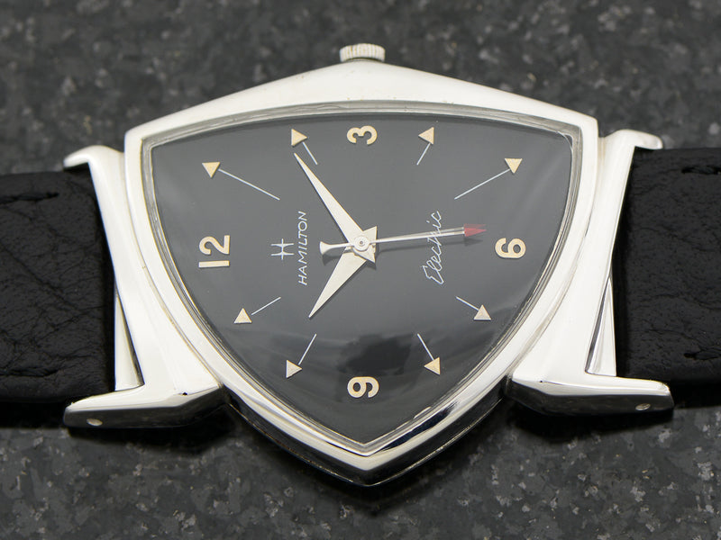 Hamilton Electric Custom Rhodium Black Pacer