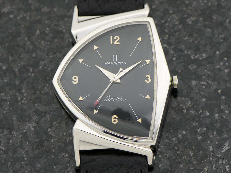 Hamilton Electric Custom Rhodium Black Pacer