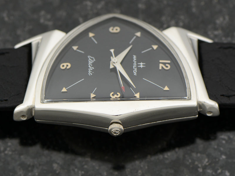 Hamilton Electric Custom Rhodium Black Pacer