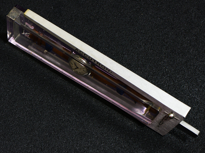 Accutron Plexiglass/Metal Display Box from Unwind In Time 