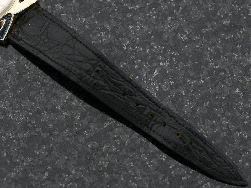 Original Hamilton marked black watch strap