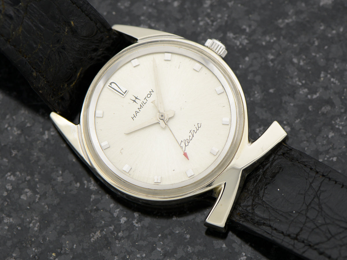 Hamilton Electric Polaris II 14K White Gold Watch & Box | Unwind 