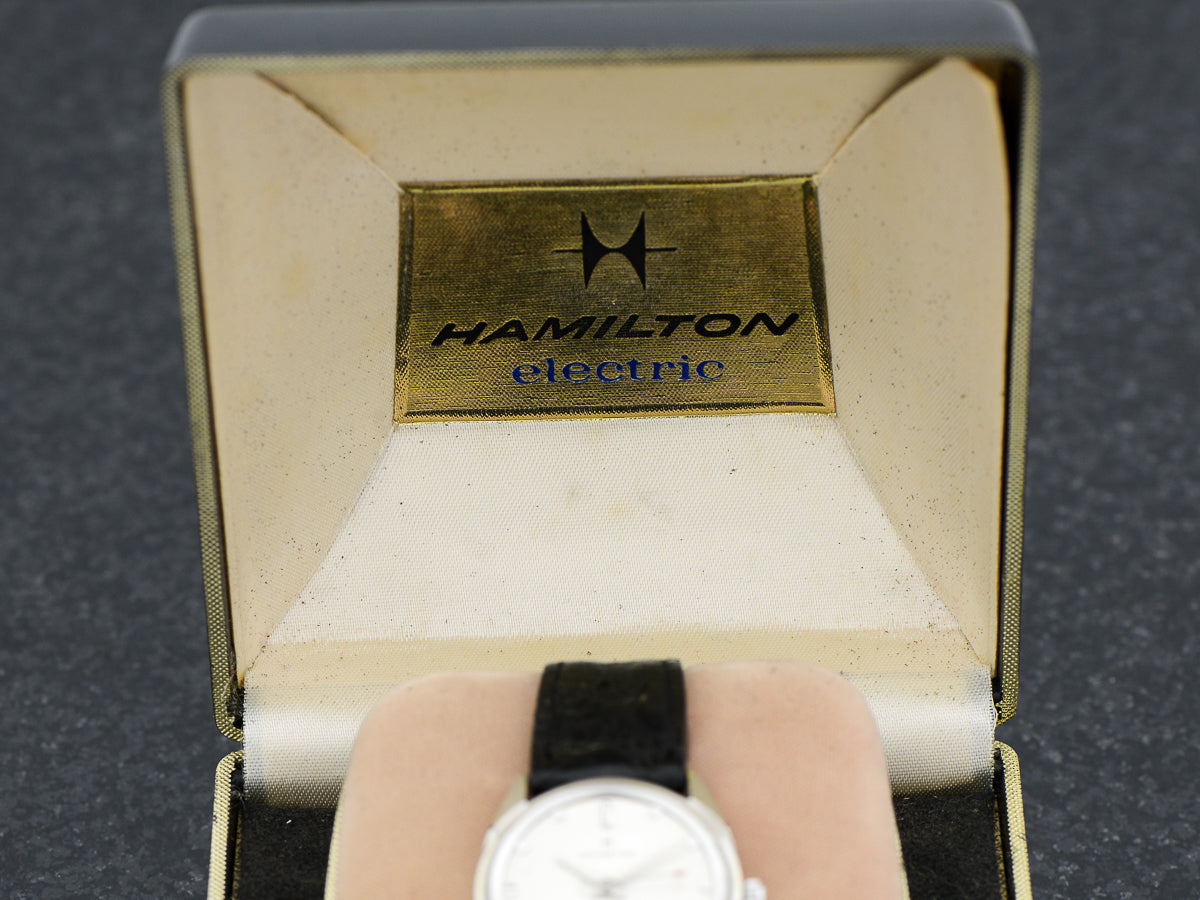 Hamilton Electric Polaris II 14K White Gold Watch & Box | Unwind 